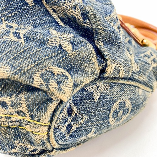 LOUIS VUITTON Blue Denim Monogram Pleaty Handbag - Picture 11 of 18