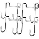  4 Pcs Stainless Steel Coat Hooks for Hanging Bathroom Towel Door