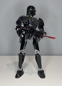 LEGO Star Wars Buildable Figure Imperial Death Trooper Set 75121 and Manual