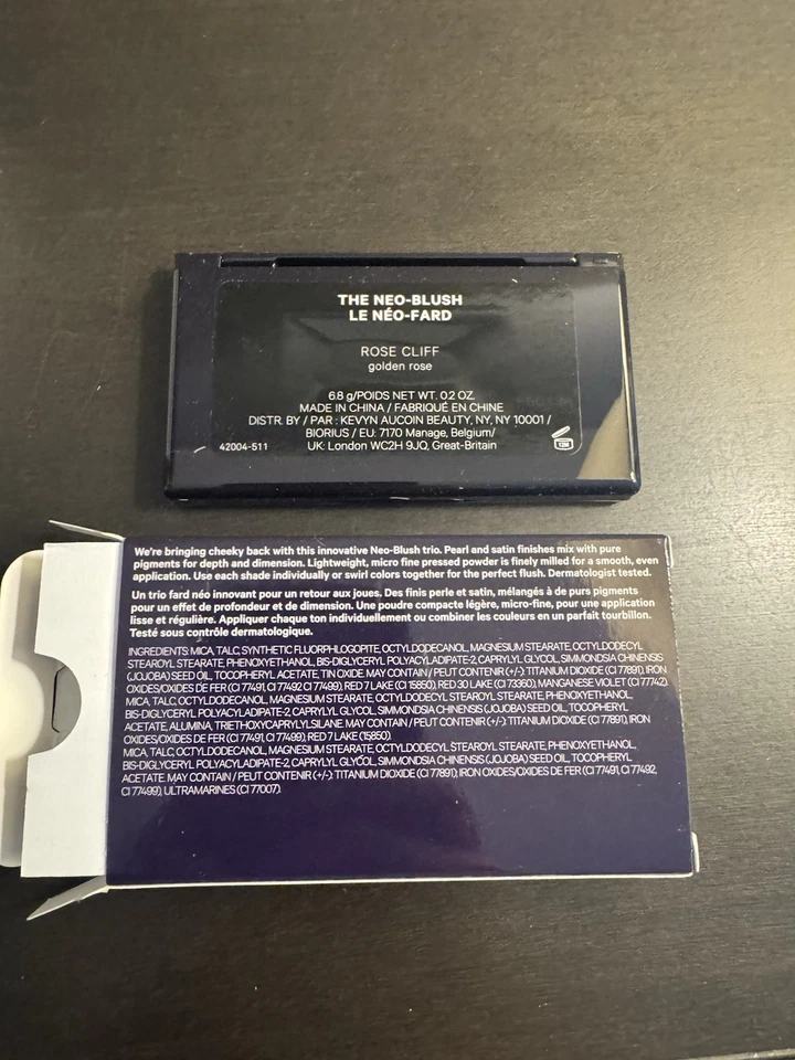 Kevyn Aucoin The Neo Blush Rose Cliff 6,8 г 0,2 унции полный размер новый в коробке - Изображение 4 из 4