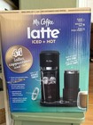 Mr. Coffee 4 in 1 Single Serve Latte Iced and Hot Coffee Maker Black 2175542