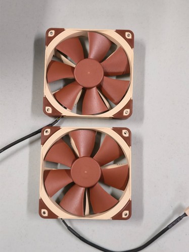 Noctua NFF12PWM 120mm Cooling Fan - Brown, 2 Pack NF-F12 - Picture 9 of 11