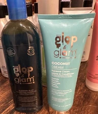 2 Glop and Glam Blueberry Blast Clarifying Shampoo & Coconut Dream Conditioner