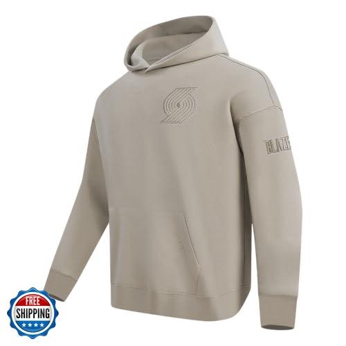 Pro Standard Mens NBA Portland Trail Blazers Neutral Pull Over Ho - Picture 3 of 5