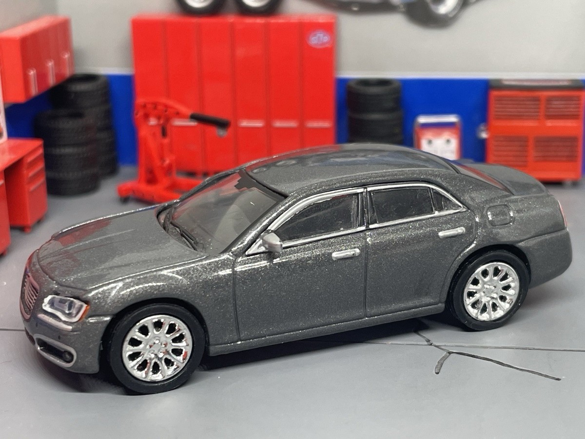 2011-2023 Chrysler 300 C Charcoal Gray 1/64 Scale Diorama Model | eBay