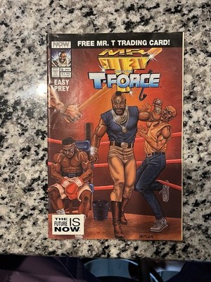 NOW Comics Mr. T and the T-Force Comic Book Lot Issues 2 3 6 w/ Trading Card