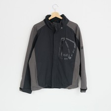 Jack Wolfskin Texapore Men  s Outdoor Jacket Black Gray Waterproof Windproof XL