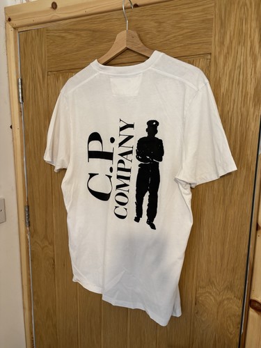 C.P Company T Shirt White Large - Picture 7 of 9