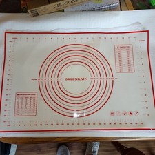 Silicone Baking Mat 24" x 16" Non-Slip Pastry Mat With Measurement Kitchen Large