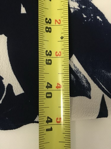 Ixia A-Linie romantisches Sommerkleid ärmellos gefüttert marine & weiß tropisch Gr. 3x - Bild 18 von 24