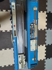 Blue Knitting Machine with Control Panel 70 cm Length Handmade Tool Unit