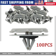 100pcs Fender Flare Moulding Clips 55157055AA For Jeep Wrangler 2002 2005-2013