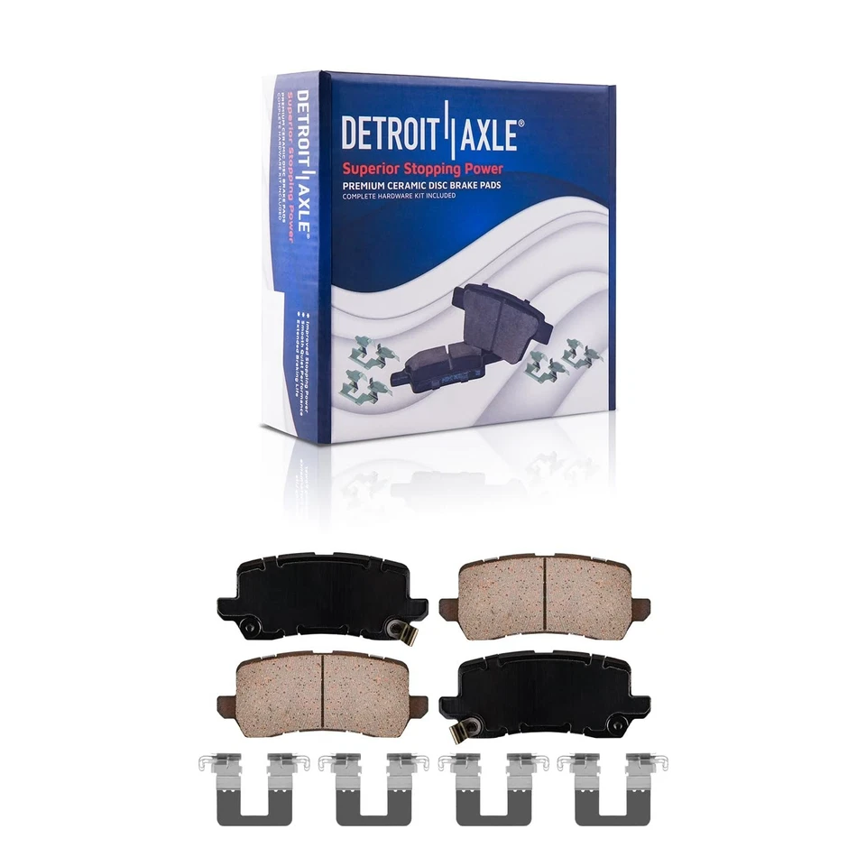 Kit de pastillas de freno delanteras y traseras de cerámica con vajilla para Acura RLX 2014 2015-2020 Foto 4 de 4