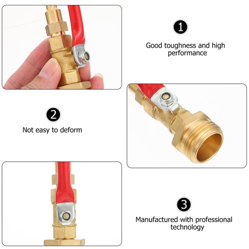 Pipe Coupling Adapter Winterizing Quick Fitting Sprinkler System Blowout - Foto 7 di 12