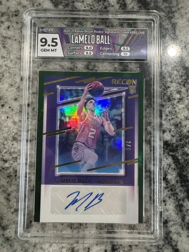 2020-21 Panini Recon LaMelo Ball Hornets RC Rookie AUTO 3/5