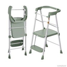 Toddler Step Stool Foldable Kids Kitchen Helper Tower Non Slip Safety