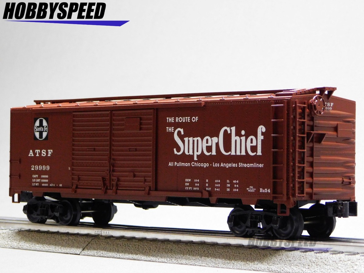 LIONEL SANTA FE 40' DOUBLE DOOR BOXCAR #29999 O GAUGE box train
