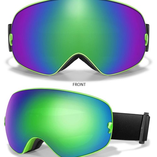 Outdoor Ski Goggles Snow Goggles Anti Fog UV400 Skiing Lnterchangeable Lenses _ - Picture 20 of 30