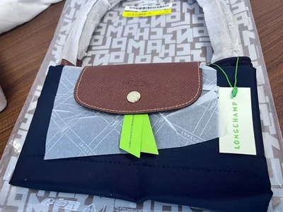 LONGCHAM New Large Navy Blue Tote Bag Women Travel Bag UK✨