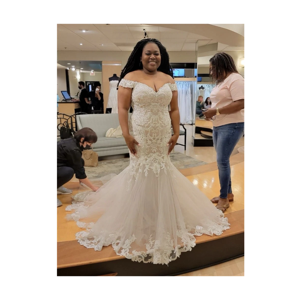 mermaid wedding 9号 約Mサイズ(ウエディング結婚式・発表会 Mermaid and Trumpet Wedding Dresses for sale | eBay