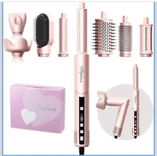 8-in-1 Hair Dryer Brush & Hot Air Styler, 110,000 RPM Blow Dryer Brush Foldable