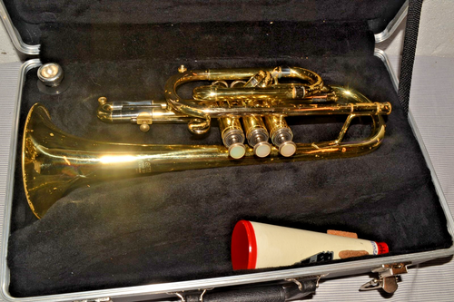 90s Vintage Getzen 300 Series Cornet w/Case # R05273 Elkhorn WI USA! - Bild 14 von 15