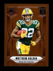 2025 ELITE ORANGE #144 MATTHEW GOLDEN RC 158/199 PACKERS