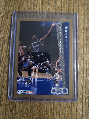 SHAQUILLE O'NEAL Shaq ROOKIE 🔥 1992-93 Fleer Basketball 37 Magic RC HOF BN.1.1