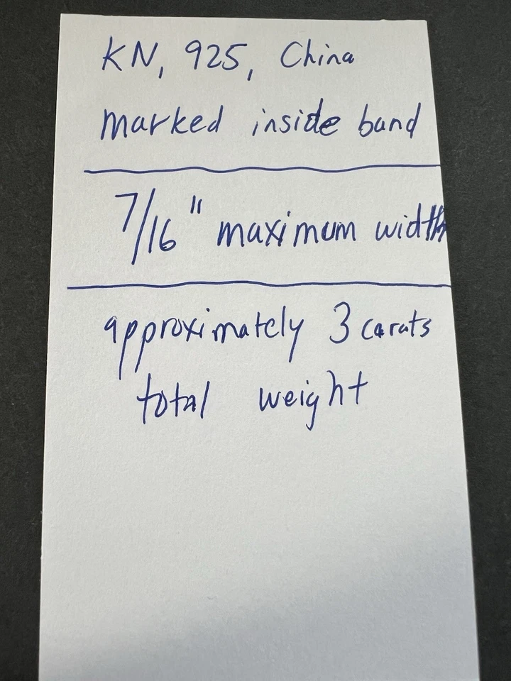 Conjunto de anillo de plata esterlina 925 canales corte baguette acuamina brillo talla 10 Foto 4 de 4