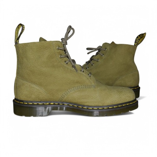 Botas al tobillo de gamuza Dr. Martens 101 para hombre talla 13 verde oliva ropa de calle moda - Imagen 15 de 15