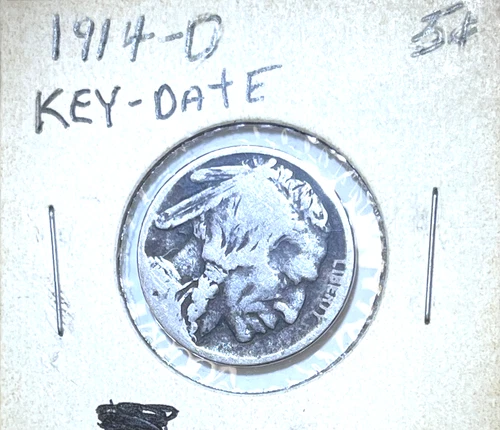 1914-D Buffalo Nickel - Good Grade (G)