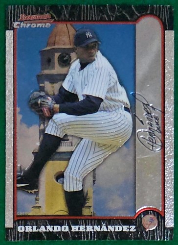 Orlando Hernandez - 1999 Bowman Chrome #30 - New York Yankees Baseball Card