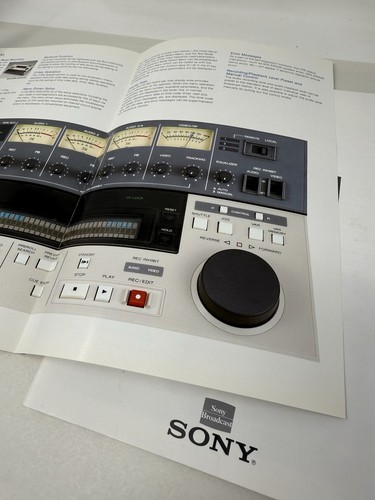 Sony BVH-3000/3100 Videocorder Production Information & Catalog Sony Broadcast - Bild 19 von 21