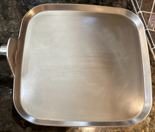 Lifetime Regal Ware Cookware 11" Griddle Stainless Square Flat Grill Pan Skillet - 第 13/14 張圖片
