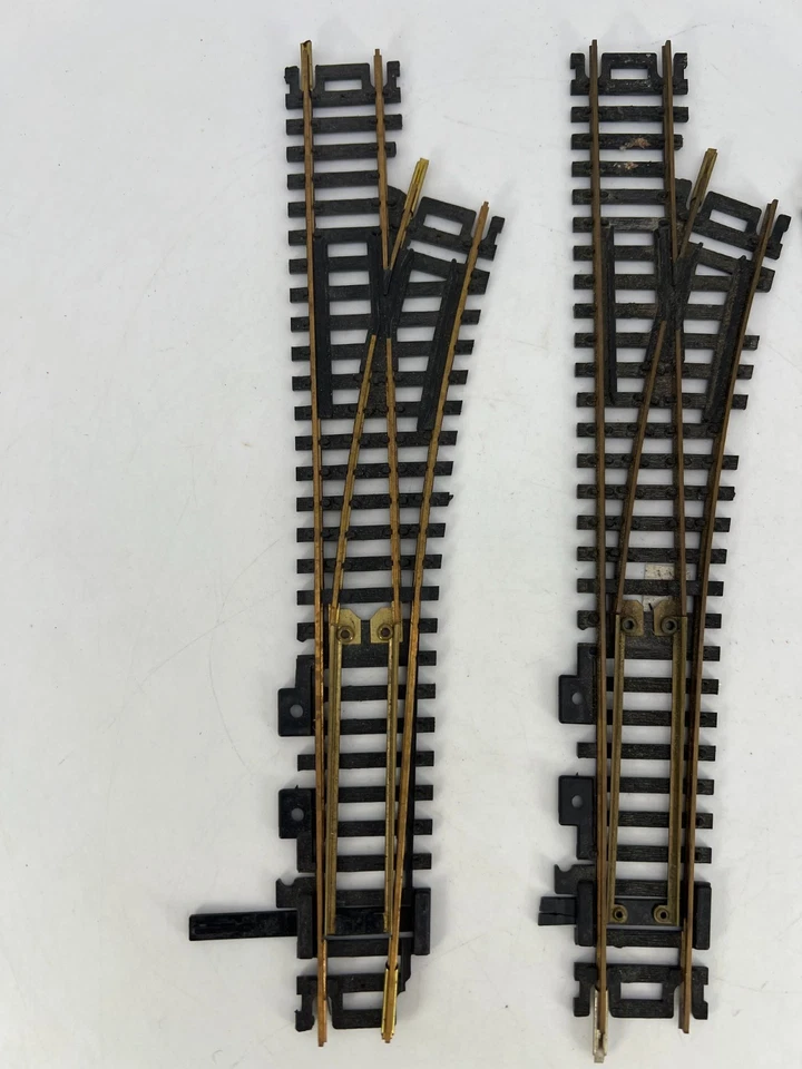 Atlas HO Scale Lot of 3 Switch Left/Right Track Brass Good Condition - Image 2 of 4