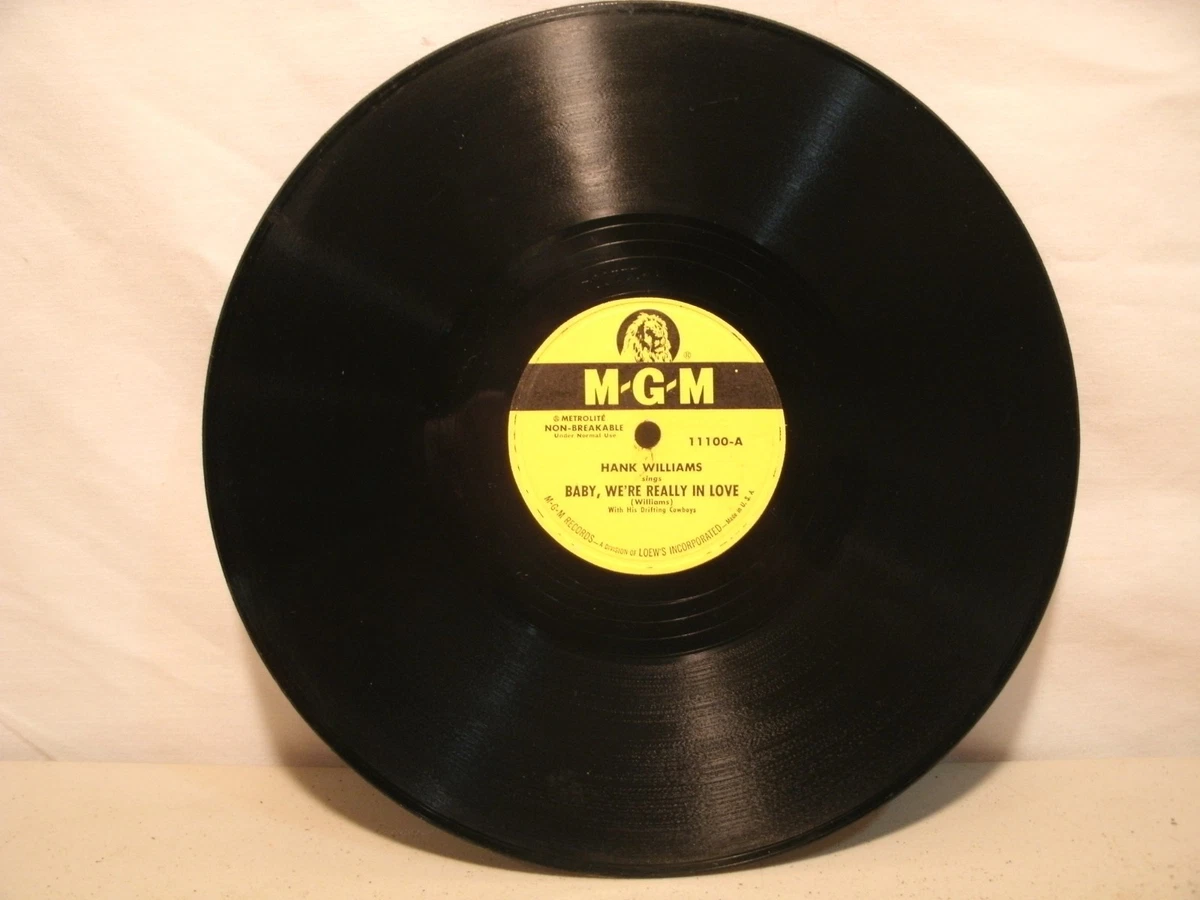 Hank Williams 78 RPM Vinyl Records for sale - eBay