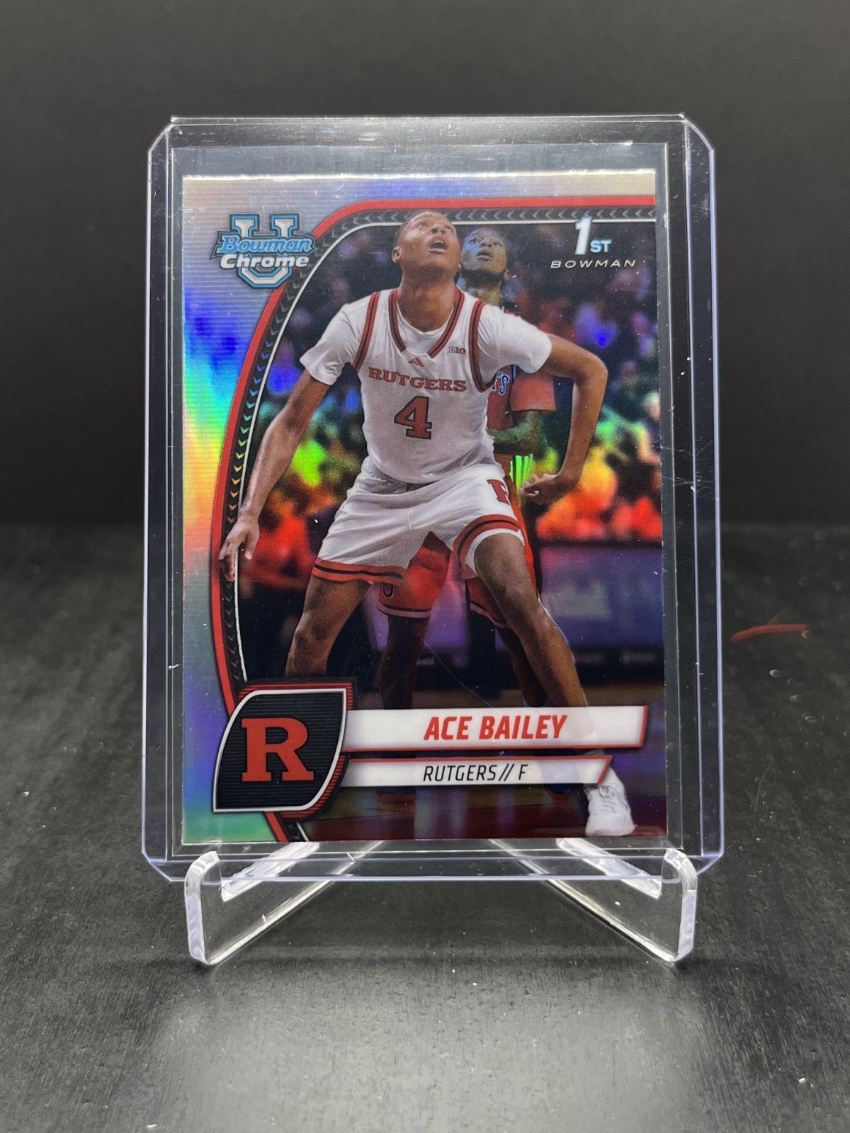 2024-25 Bowman Chrome U Basketball Ace Bailey 1st Bowman Refractor #1