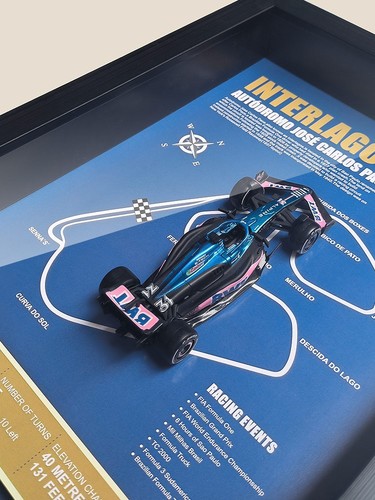 Formula 1 Diecast Display Frame – Wall Art with Alpine F1 Team 1:43 Model Car - Picture 10 of 24