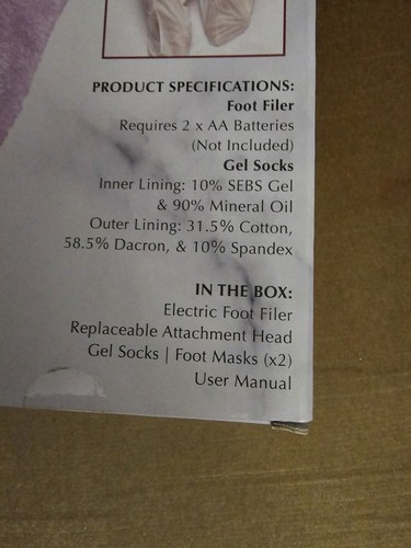 L Beauty 6 Piece Foot Care Kit Purple - Picture 14 of 16