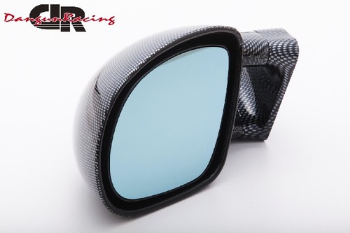 DTM Mirror Carbon Look Auto Adjust RHD For VW Lupo 6X Series - Picture 2 of 3
