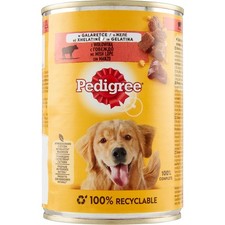 PEDIGREE CANE.24 CONFEZIONI  - GELATINA MANZO GR.400 UMIDO 5900951015830