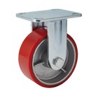 Draper Fixed Plate Heavy Duty Polyurethane Wheel 125mm Dia S.W.L 300kg 65528