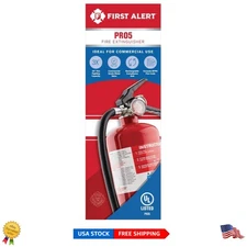 Durable Metal Fire Extinguisher with  Rating 3-A:40-B:C - Perfect for Home