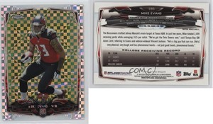 2014 Topps Chrome Retail X-Fractor Mike Evans #185 Rookie RC