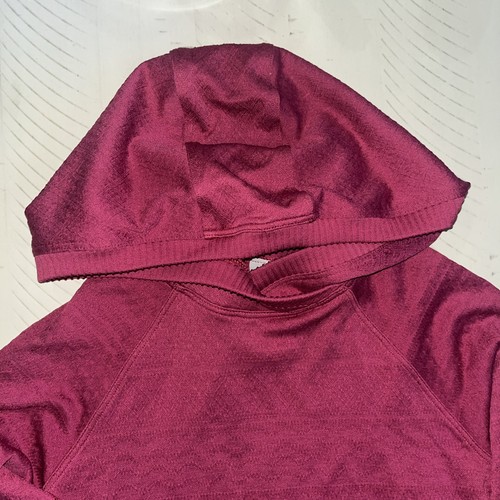 LULULEMON Rest Less Hoodie in Violet Red Long Sleeve Pullover Women's 2 - Picture 6 of 11