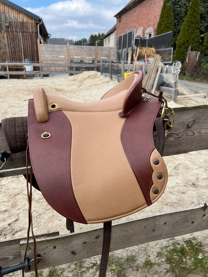 Deuber und Partner Sattel Ronda Deluxe S2 braun Lederbaum mit Garantiepass - Bild 3 von 4