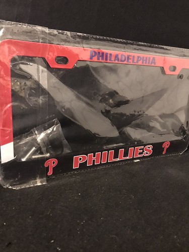 Kennzeichenrahmen - PHILADELPHIA PHILLIES - Polycarbonat Kunststoff/einzeln & neu - Bild 2 von 3