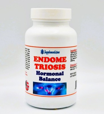 100% STRONG HERBS FOR ENDOMETRIOSIS WOMEN & MEN - 120 CAPS - MADE USA