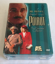 Brand New Sealed Poirot The Complete Collection DVD 2002 4-Disc Set Free Ship!