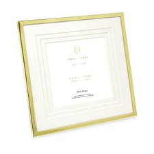 Isaac Jacobs Metal Picture Frame, Triple Matted Classic Metal Photo Frame...